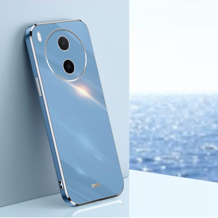XINLI Straight Edge 6D Electroplate TPU Phone Case, For vivo Y600 Pro 5G, For vivo V70 FE 5G, For vivo X300 Ultra, For vivo X300 Pro, For vivo X300 5G, For vivo V60 Lite 5G