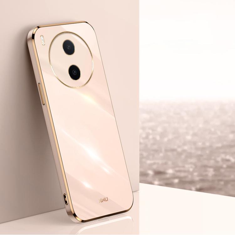 XINLI Straight Edge 6D Electroplate TPU Phone Case, For vivo Y600 Pro 5G, For vivo V70 FE 5G, For vivo X300 Ultra, For vivo X300 Pro, For vivo X300 5G, For vivo V60 Lite 5G
