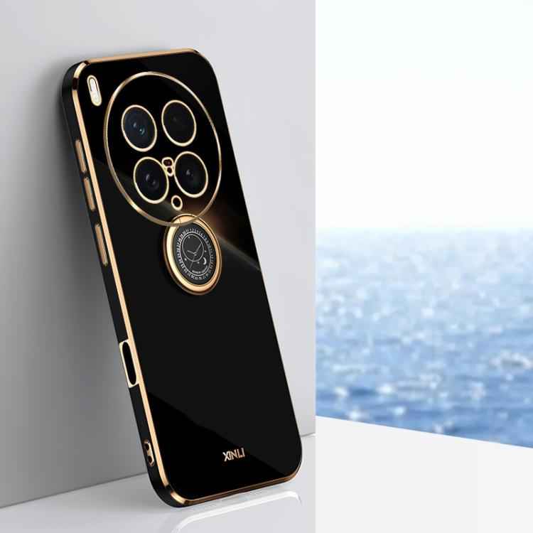 XINLI Straight Edge 6D Electroplate TPU Phone Case with Ring Holder, For vivo S30 Pro mini 5G, For vivo S30 5G, For vivo X200 Ultra, For vivo V50 Lite, For vivo V50, For vivo S20