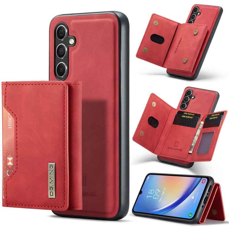 DG.MING M2 Series 3-Fold Multi Card Bag + Magnetic Phone Case, For Samsung Galaxy A15 5G / A15 4G, For Samsung Galaxy A55 5G, For Samsung Galaxy A35 5G, For Samsung Galaxy S24 Ultra 5G, For Samsung Galaxy S24+ 5G, For Samsung Galaxy S24 5G�������������...