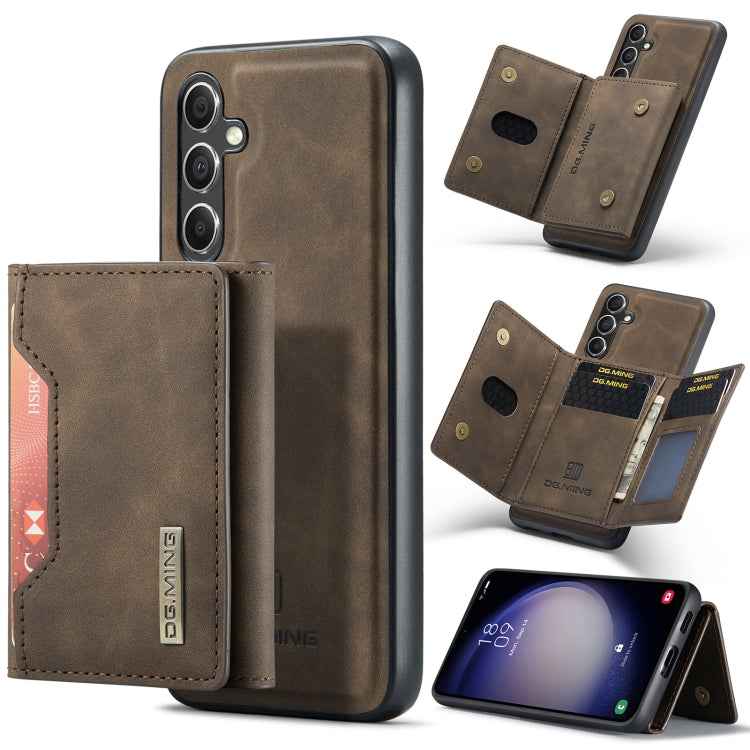 DG.MING M2 Series 3-Fold Multi Card Bag + Magnetic Phone Case, For Samsung Galaxy A15 5G / A15 4G, For Samsung Galaxy A55 5G, For Samsung Galaxy A35 5G, For Samsung Galaxy S24 Ultra 5G, For Samsung Galaxy S24+ 5G, For Samsung Galaxy S24 5G�������������...