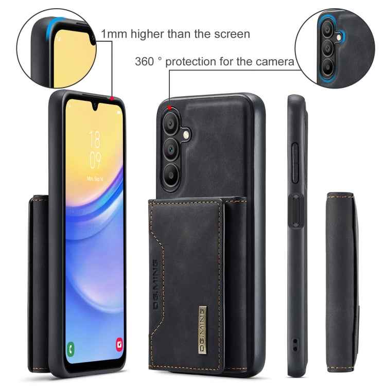 DG.MING M2 Series 3-Fold Multi Card Bag + Magnetic Phone Case, For Samsung Galaxy A15 5G / A15 4G, For Samsung Galaxy A55 5G, For Samsung Galaxy A35 5G, For Samsung Galaxy S24 Ultra 5G, For Samsung Galaxy S24+ 5G, For Samsung Galaxy S24 5G�������������...