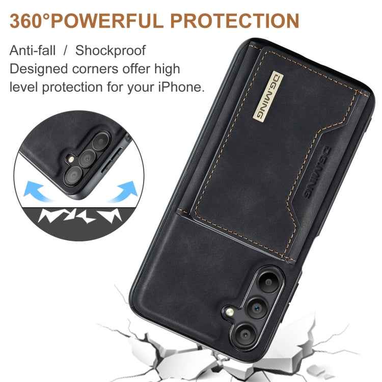 DG.MING M2 Series 3-Fold Multi Card Bag + Magnetic Phone Case, For Samsung Galaxy A15 5G / A15 4G, For Samsung Galaxy A55 5G, For Samsung Galaxy A35 5G, For Samsung Galaxy S24 Ultra 5G, For Samsung Galaxy S24+ 5G, For Samsung Galaxy S24 5G�������������...