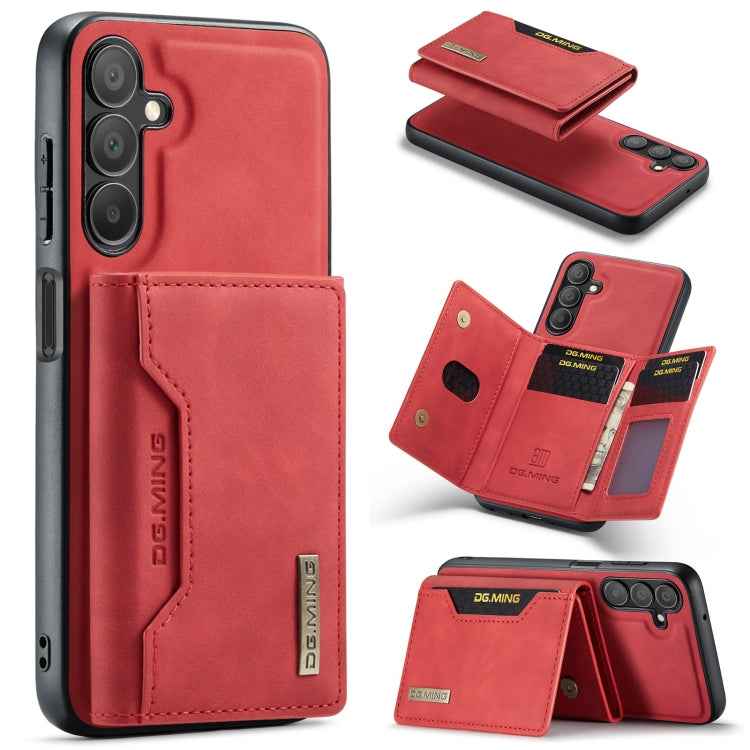 DG.MING M2 Series 3-Fold Multi Card Bag + Magnetic Phone Case, For Samsung Galaxy A15 5G / A15 4G, For Samsung Galaxy A55 5G, For Samsung Galaxy A35 5G, For Samsung Galaxy S24 Ultra 5G, For Samsung Galaxy S24+ 5G, For Samsung Galaxy S24 5G�������������...