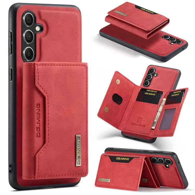 DG.MING M2 Series 3-Fold Multi Card Bag + Magnetic Phone Case, For Samsung Galaxy A15 5G / A15 4G, For Samsung Galaxy A55 5G, For Samsung Galaxy A35 5G, For Samsung Galaxy S24 Ultra 5G, For Samsung Galaxy S24+ 5G, For Samsung Galaxy S24 5G�������������...