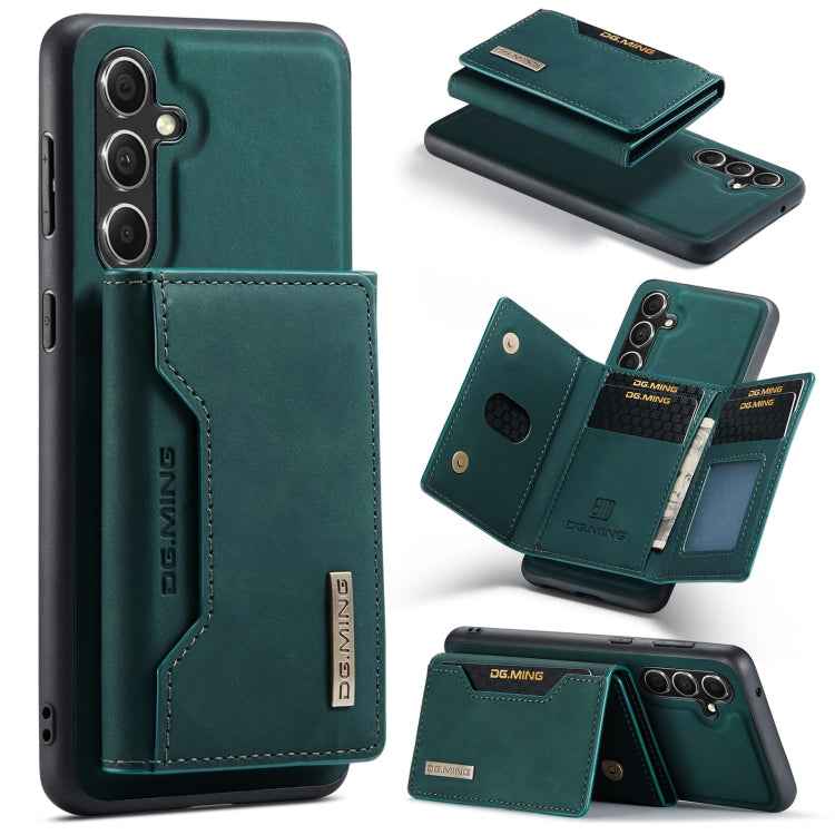 DG.MING M2 Series 3-Fold Multi Card Bag + Magnetic Phone Case, For Samsung Galaxy A15 5G / A15 4G, For Samsung Galaxy A55 5G, For Samsung Galaxy A35 5G, For Samsung Galaxy S24 Ultra 5G, For Samsung Galaxy S24+ 5G, For Samsung Galaxy S24 5G�������������...