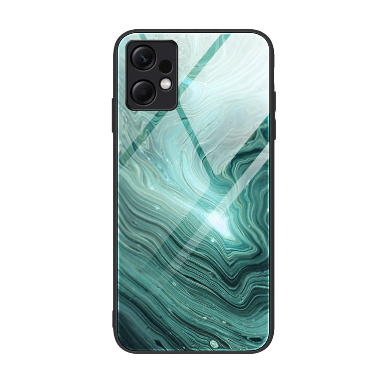 Marble Pattern Glass Protective Phone Case