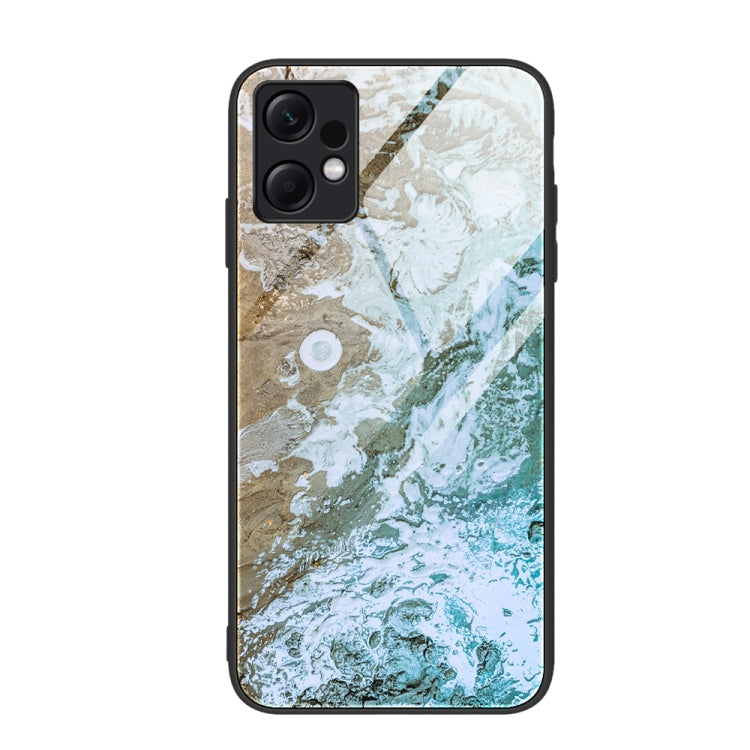 Marble Pattern Glass Protective Phone Case