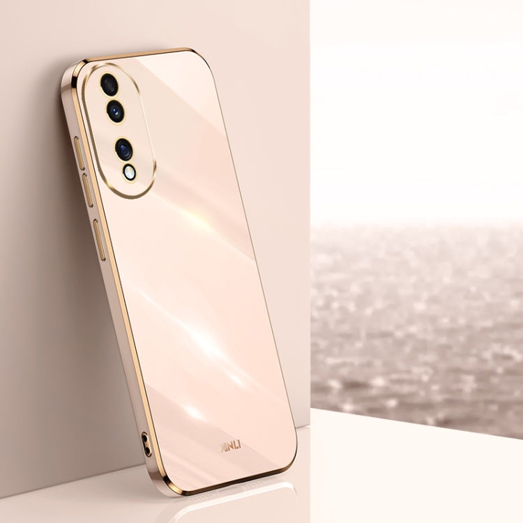 XINLI Straight Edge 6D Electroplate TPU Phone Case