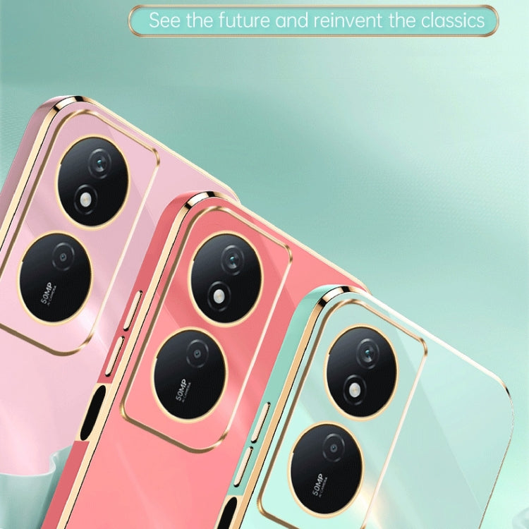 XINLI Straight Edge 6D Electroplate TPU Phone Case, For Honor Play 50 Plus 5G, For Honor 90 Pro, For Honor 90, For Honor X50i 5G