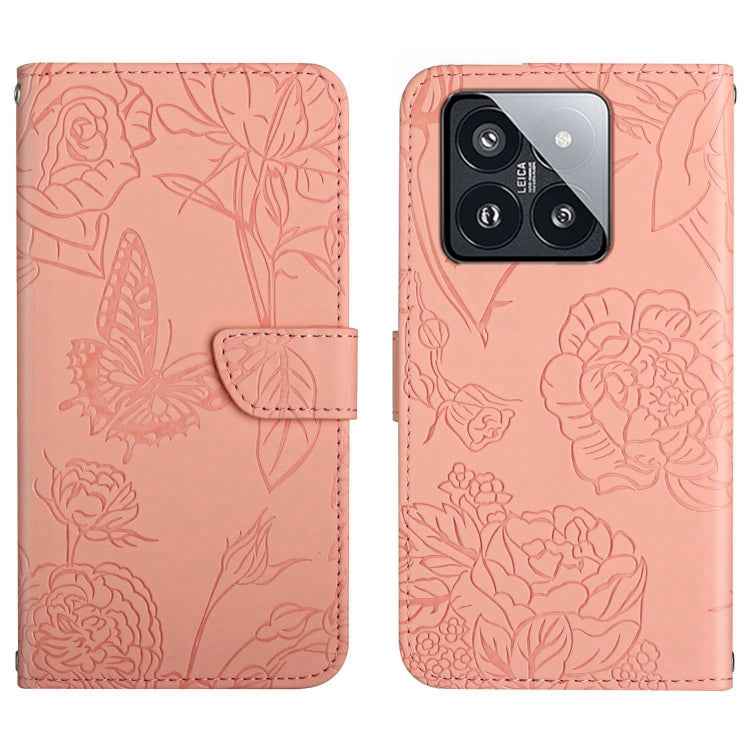 Skin Feel Butterfly Embossed Flip Leather Phone Case, For Xiaomi Redmi A3, For Xiaomi Redmi 13C 5G, For Xiaomi 14 Ultra, For Xiaomi 14 Pro, For Xiaomi 14, For Xiaomi Redmi 13C 4G, For Xiaomi Redmi 12 5G, For Xiaomi 13T / 13T Pro                        ...