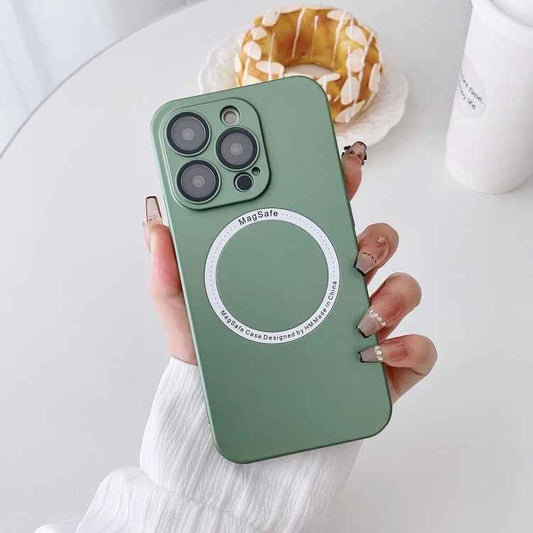 Magsafe Magnetic PC Shockproof Phone Case With Camera Lens, For iPhone 11, For iPhone 11 Pro Max, For iPhone 12 Pro Max, For iPhone 12 Pro, For iPhone 12, For iPhone 13 Pro Max