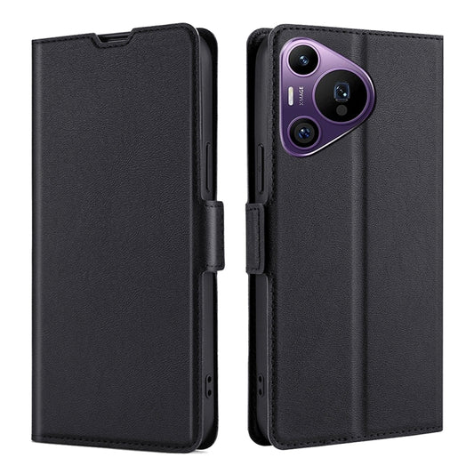 Ultra-thin Voltage Side Buckle Horizontal Flip Leather Phone Case, For Huawei Pura 70 Pro / Pro+, For Huawei Pura 70 Ultra, For Huawei nova 12i 4G, For Huawei Pura 70, For Huawei nova 12 5G, For Huawei Mate 60 Pro / Pro+, For Huawei Mate 60            ...