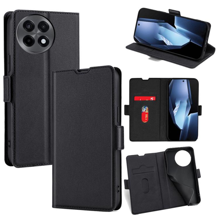 Ultra-thin Voltage Side Buckle Horizontal Flip Leather Phone Case
