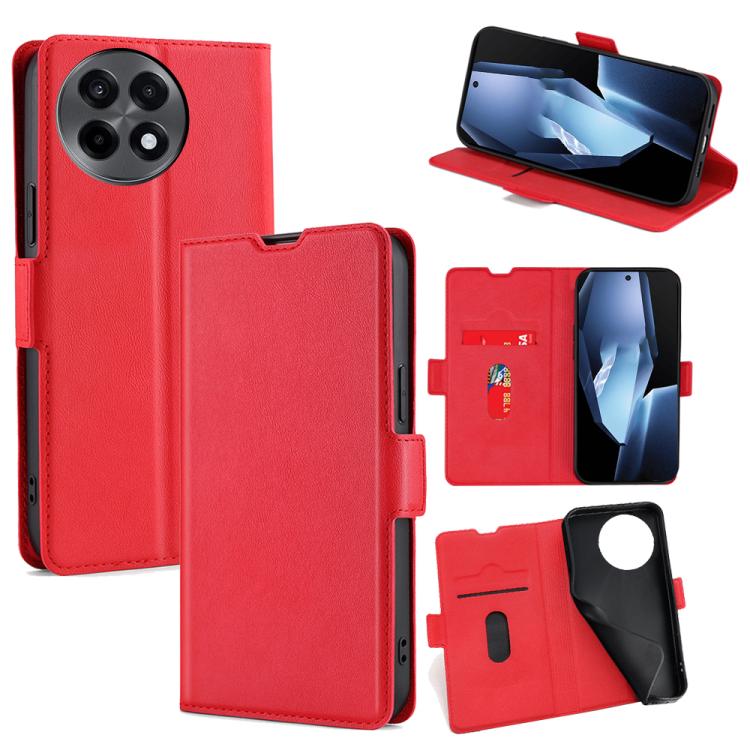 Ultra-thin Voltage Side Buckle Horizontal Flip Leather Phone Case