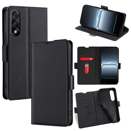 Ultra-thin Voltage Side Buckle Horizontal Flip Leather Phone Case