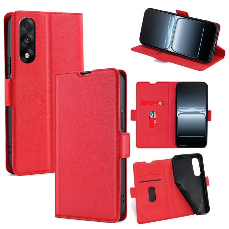 Ultra-thin Voltage Side Buckle Horizontal Flip Leather Phone Case
