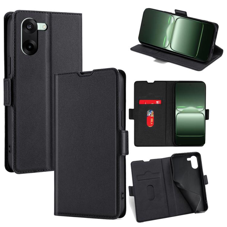 Ultra-thin Voltage Side Buckle Horizontal Flip Leather Phone Case