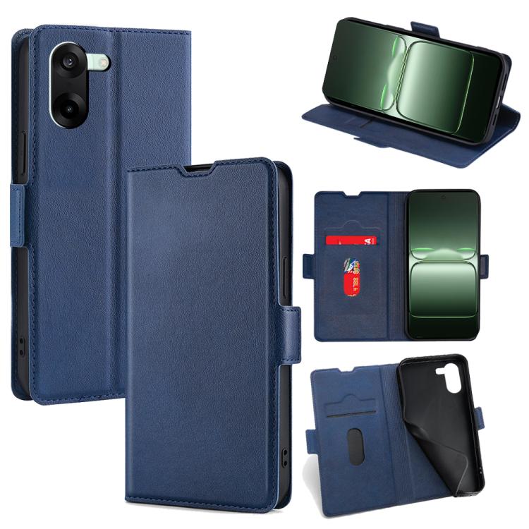Ultra-thin Voltage Side Buckle Horizontal Flip Leather Phone Case