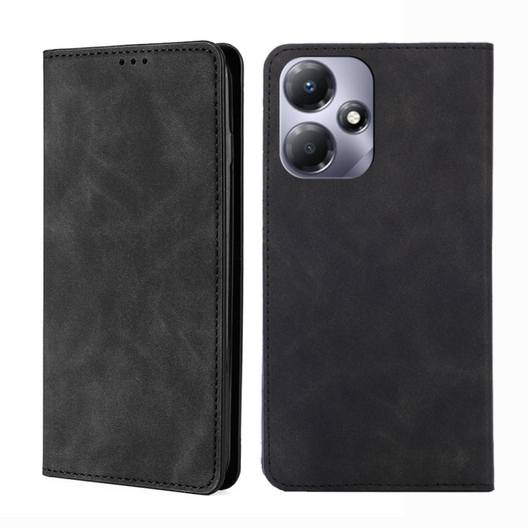 Skin Feel Magnetic Leather Phone Case, For Infinix Note 40 Pro 5G, For Infinix Note 40 4G, For Infinix Hot 40i, For Infinix Zero 30 4G, For Infinix Zero 30 5G, For Infinix GT 10 Pro 5G, For Infinix Hot 30 Play 4G, For Infinix Note 30 5G                ...
