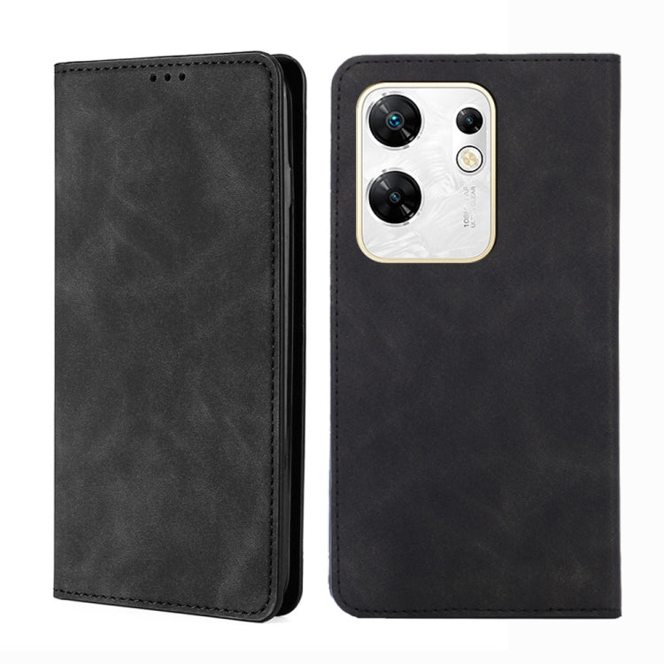 Skin Feel Magnetic Leather Phone Case, For Infinix Note 40 Pro 5G, For Infinix Note 40 4G, For Infinix Hot 40i, For Infinix Zero 30 4G, For Infinix Zero 30 5G, For Infinix GT 10 Pro 5G, For Infinix Hot 30 Play 4G, For Infinix Note 30 5G                ...