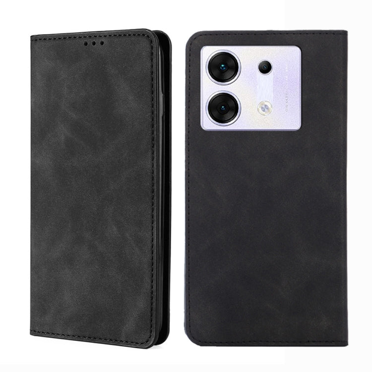 Skin Feel Magnetic Leather Phone Case, For Infinix Note 40 Pro 5G, For Infinix Note 40 4G, For Infinix Hot 40i, For Infinix Zero 30 4G, For Infinix Zero 30 5G, For Infinix GT 10 Pro 5G, For Infinix Hot 30 Play 4G, For Infinix Note 30 5G                ...
