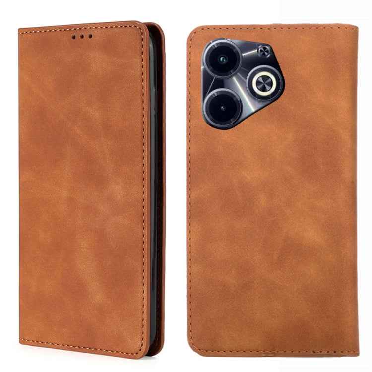 Skin Feel Magnetic Leather Phone Case, For Infinix Note 40 Pro 5G, For Infinix Note 40 4G, For Infinix Hot 40i, For Infinix Zero 30 4G, For Infinix Zero 30 5G, For Infinix GT 10 Pro 5G, For Infinix Hot 30 Play 4G, For Infinix Note 30 5G                ...