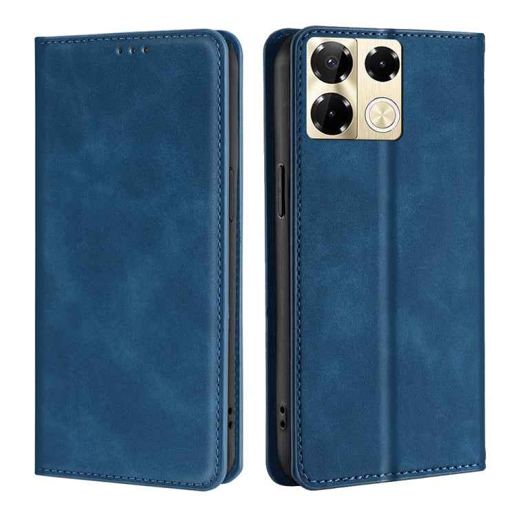 Skin Feel Magnetic Leather Phone Case, For Infinix Note 40 Pro 5G, For Infinix Note 40 4G, For Infinix Hot 40i, For Infinix Zero 30 4G, For Infinix Zero 30 5G, For Infinix GT 10 Pro 5G, For Infinix Hot 30 Play 4G, For Infinix Note 30 5G                ...