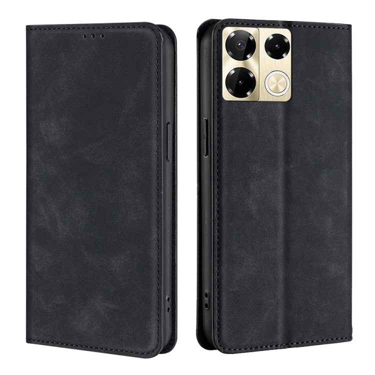 Skin Feel Magnetic Leather Phone Case, For Infinix Note 40 Pro 5G, For Infinix Note 40 4G, For Infinix Hot 40i, For Infinix Zero 30 4G, For Infinix Zero 30 5G, For Infinix GT 10 Pro 5G, For Infinix Hot 30 Play 4G, For Infinix Note 30 5G                ...