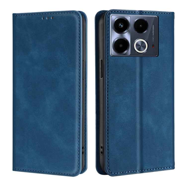 Skin Feel Magnetic Leather Phone Case, For Infinix Note 40 Pro 5G, For Infinix Note 40 4G, For Infinix Hot 40i, For Infinix Zero 30 4G, For Infinix Zero 30 5G, For Infinix GT 10 Pro 5G, For Infinix Hot 30 Play 4G, For Infinix Note 30 5G                ...
