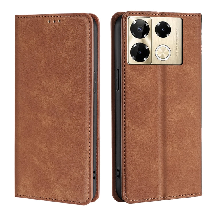 Skin Feel Magnetic Leather Phone Case, For Infinix Note 50s 5G, For Infinix Note 50x 5G, For Infinix Note 50 Pro+ 5G, For Infinix Note 50 4G, For Infinix Hot 50i 4G, For Infinix Hot 50 5G, For Infinix Zero 40 4G, For Infinix Note 40 5G                 ...