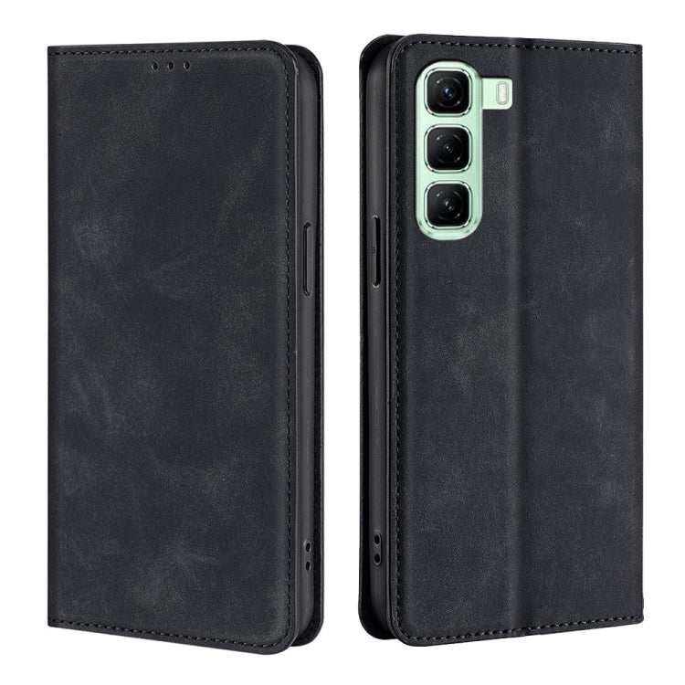 Skin Feel Magnetic Leather Phone Case, For Infinix Note 50s 5G, For Infinix Note 50x 5G, For Infinix Note 50 Pro+ 5G, For Infinix Note 50 4G, For Infinix Hot 50i 4G, For Infinix Hot 50 5G, For Infinix Zero 40 4G, For Infinix Note 40 5G                 ...