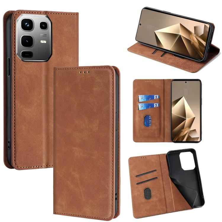 Skin Feel Magnetic Leather Phone Case, For Infinix Note 50s 5G, For Infinix Note 50x 5G, For Infinix Note 50 Pro+ 5G, For Infinix Note 50 4G, For Infinix Hot 50i 4G, For Infinix Hot 50 5G, For Infinix Zero 40 4G, For Infinix Note 40 5G                 ...