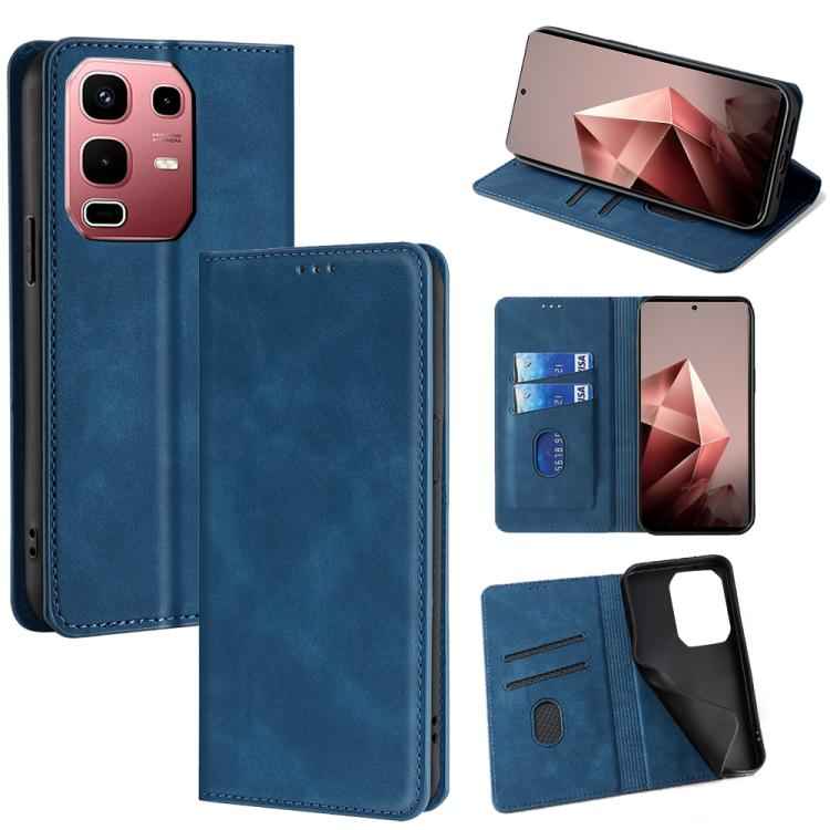 Skin Feel Magnetic Leather Phone Case, For Infinix Note 50s 5G, For Infinix Note 50x 5G, For Infinix Note 50 Pro+ 5G, For Infinix Note 50 4G, For Infinix Hot 50i 4G, For Infinix Hot 50 5G, For Infinix Zero 40 4G, For Infinix Note 40 5G                 ...
