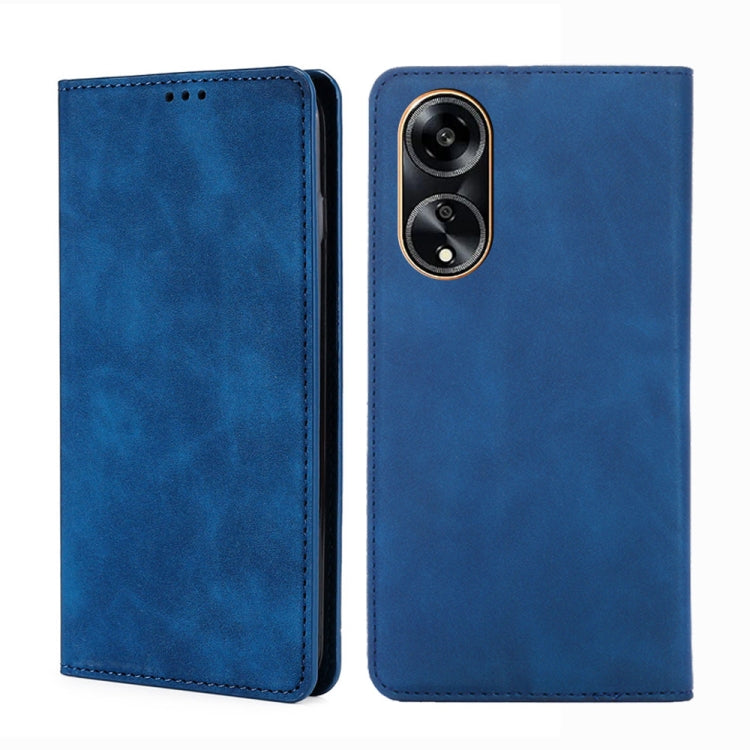 Skin Feel Magnetic Leather Phone Case, For OPPO Reno10 Pro+ 5G, For OPPO A1 5G