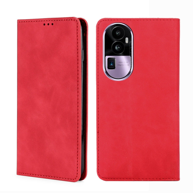 Skin Feel Magnetic Leather Phone Case, For OPPO Reno10 Pro+ 5G, For OPPO A1 5G
