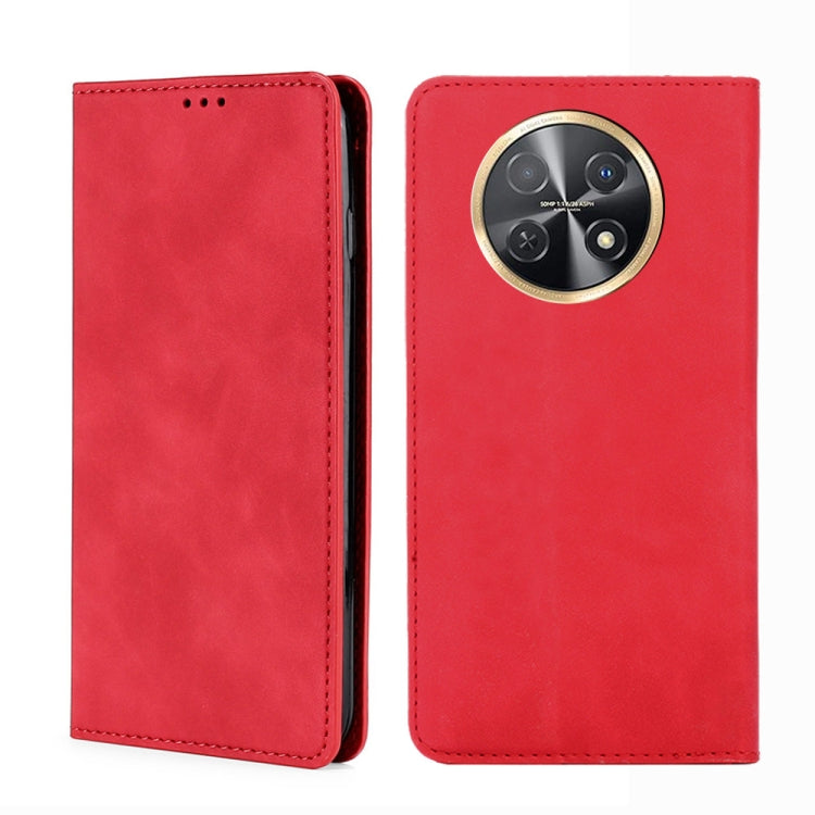 Skin Feel Magnetic Leather Phone Case, For Huawei Pura 70 Ultra, For Huawei nova 12i 4G, For Huawei Pura 70, For Huawei nova 12 5G, For Huawei Mate 60 Pro / Pro+, For Huawei Mate 60, For Huawei Enjoy 60 Pro / nova 11i, For Huawi Enjoy 60X              ...