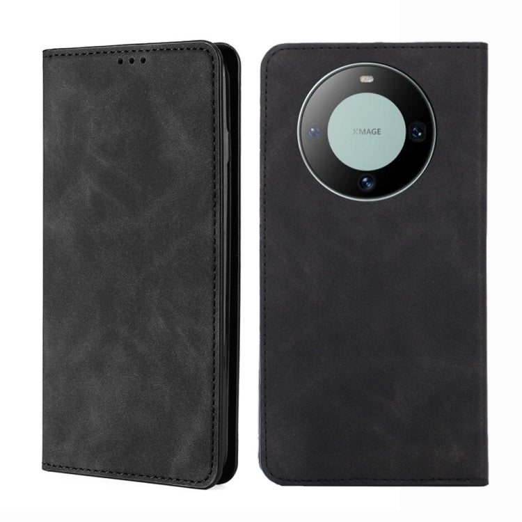 Skin Feel Magnetic Leather Phone Case, For Huawei Pura 70 Ultra, For Huawei nova 12i 4G, For Huawei Pura 70, For Huawei nova 12 5G, For Huawei Mate 60 Pro / Pro+, For Huawei Mate 60, For Huawei Enjoy 60 Pro / nova 11i, For Huawi Enjoy 60X              ...