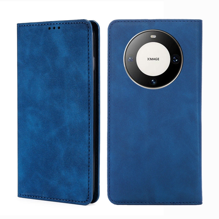 Skin Feel Magnetic Leather Phone Case, For Huawei Pura 70 Ultra, For Huawei nova 12i 4G, For Huawei Pura 70, For Huawei nova 12 5G, For Huawei Mate 60 Pro / Pro+, For Huawei Mate 60, For Huawei Enjoy 60 Pro / nova 11i, For Huawi Enjoy 60X              ...