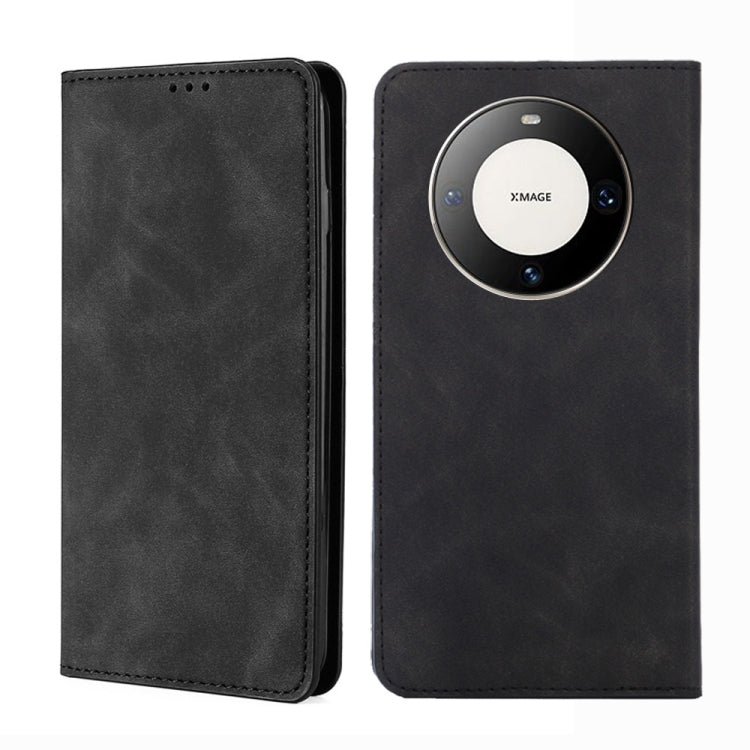 Skin Feel Magnetic Leather Phone Case, For Huawei Pura 70 Ultra, For Huawei nova 12i 4G, For Huawei Pura 70, For Huawei nova 12 5G, For Huawei Mate 60 Pro / Pro+, For Huawei Mate 60, For Huawei Enjoy 60 Pro / nova 11i, For Huawi Enjoy 60X              ...