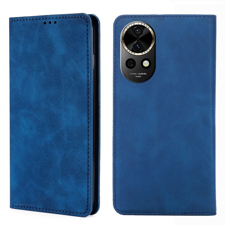 Skin Feel Magnetic Leather Phone Case, For Huawei Pura 70 Ultra, For Huawei nova 12i 4G, For Huawei Pura 70, For Huawei nova 12 5G, For Huawei Mate 60 Pro / Pro+, For Huawei Mate 60, For Huawei Enjoy 60 Pro / nova 11i, For Huawi Enjoy 60X              ...