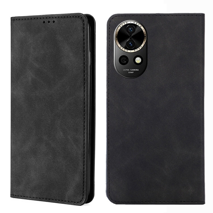 Skin Feel Magnetic Leather Phone Case, For Huawei Pura 70 Ultra, For Huawei nova 12i 4G, For Huawei Pura 70, For Huawei nova 12 5G, For Huawei Mate 60 Pro / Pro+, For Huawei Mate 60, For Huawei Enjoy 60 Pro / nova 11i, For Huawi Enjoy 60X              ...