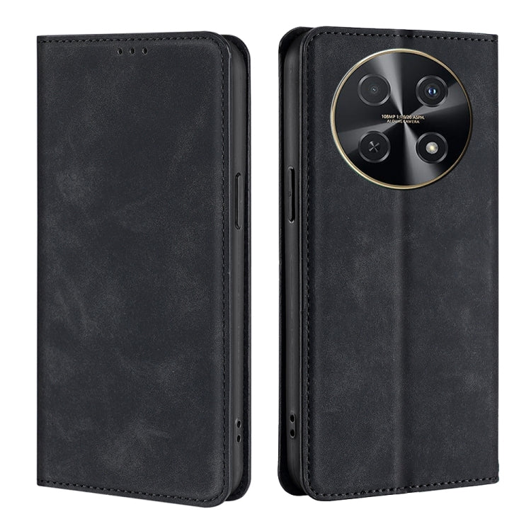 Skin Feel Magnetic Leather Phone Case, For Huawei Pura 70 Ultra, For Huawei nova 12i 4G, For Huawei Pura 70, For Huawei nova 12 5G, For Huawei Mate 60 Pro / Pro+, For Huawei Mate 60, For Huawei Enjoy 60 Pro / nova 11i, For Huawi Enjoy 60X              ...