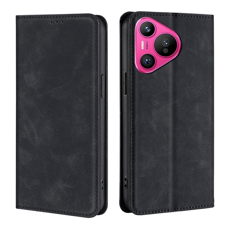 Skin Feel Magnetic Leather Phone Case, For Huawei Pura 70 Ultra, For Huawei nova 12i 4G, For Huawei Pura 70, For Huawei nova 12 5G, For Huawei Mate 60 Pro / Pro+, For Huawei Mate 60, For Huawei Enjoy 60 Pro / nova 11i, For Huawi Enjoy 60X              ...