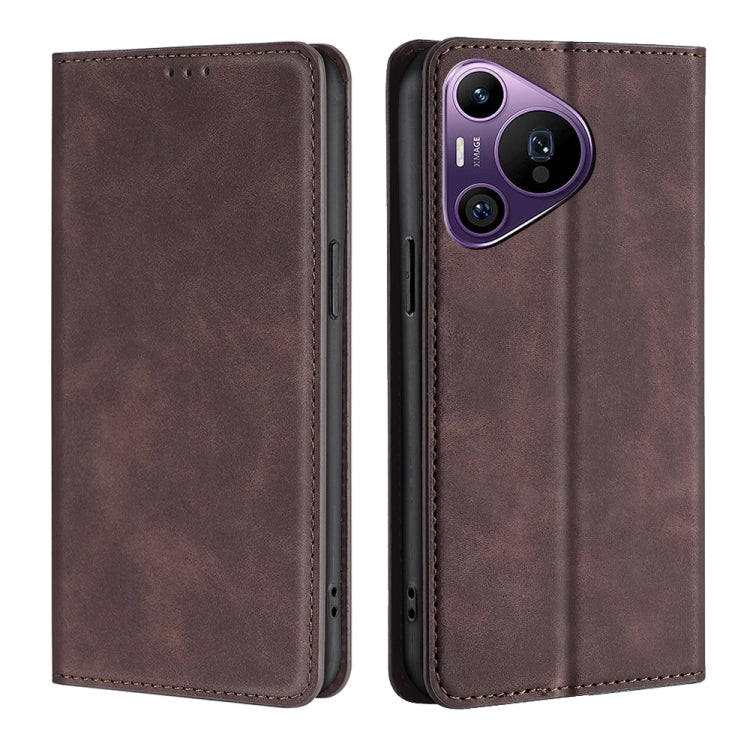 Skin Feel Magnetic Leather Phone Case, For Huawei nova 15 Ultra, For Huawei nova 15 Pro, For Huawei nova 15, For Huawei Mate 80 Pro Max 5G, For Huawei Mate 80 5G, For Huawei nova 14 Ultra 5G, For Huawei nova 14 Pro 5G, For Huawei nova 14 5G            ...