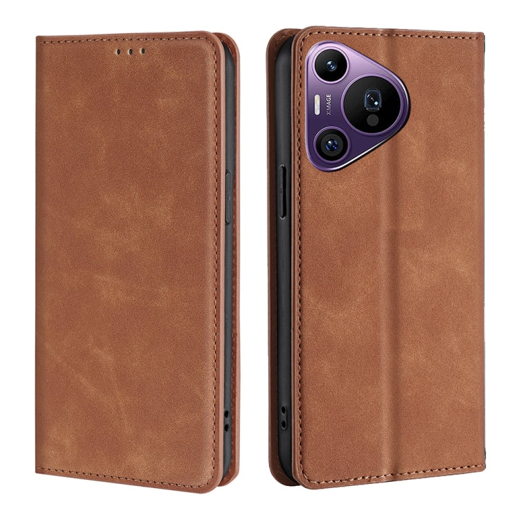 Skin Feel Magnetic Leather Phone Case, For Huawei nova 15 Ultra, For Huawei nova 15 Pro, For Huawei nova 15, For Huawei Mate 80 Pro Max 5G, For Huawei Mate 80 5G, For Huawei nova 14 Ultra 5G, For Huawei nova 14 Pro 5G, For Huawei nova 14 5G            ...