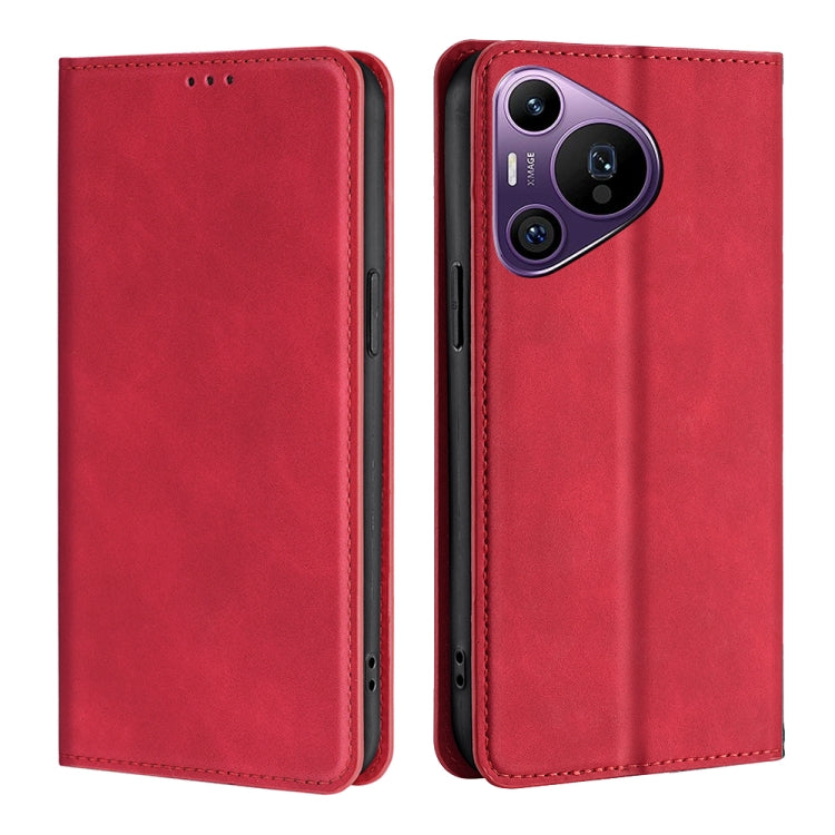 Skin Feel Magnetic Leather Phone Case, For Huawei nova 15 Ultra, For Huawei nova 15 Pro, For Huawei nova 15, For Huawei Mate 80 Pro Max 5G, For Huawei Mate 80 5G, For Huawei nova 14 Ultra 5G, For Huawei nova 14 Pro 5G, For Huawei nova 14 5G            ...