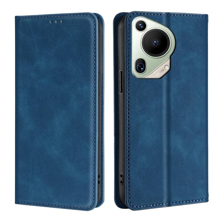 Skin Feel Magnetic Leather Phone Case, For Huawei Pura 70 Ultra, For Huawei nova 12i 4G, For Huawei Pura 70, For Huawei nova 12 5G, For Huawei Mate 60 Pro / Pro+, For Huawei Mate 60, For Huawei Enjoy 60 Pro / nova 11i, For Huawi Enjoy 60X              ...