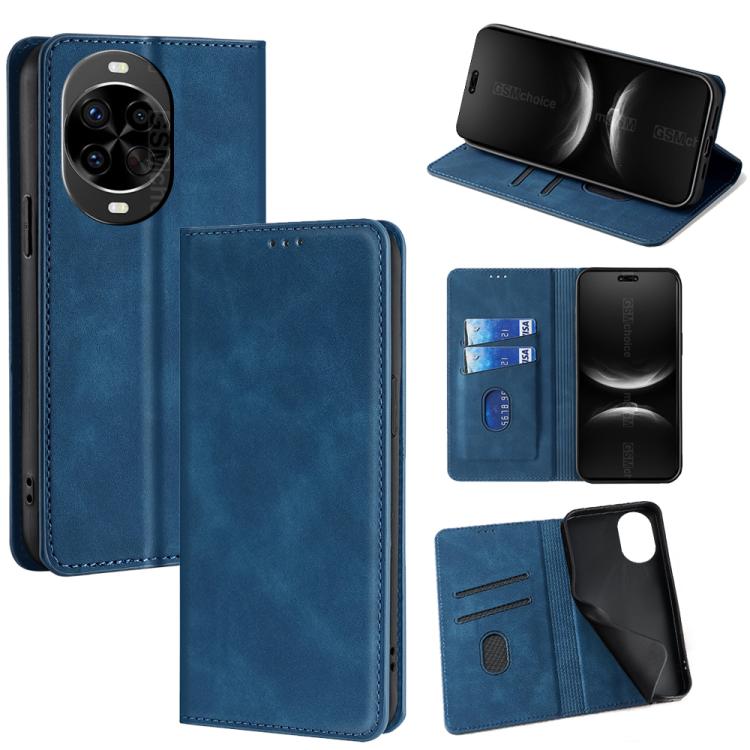 Skin Feel Magnetic Leather Phone Case, For Huawei nova 15 Ultra, For Huawei nova 15 Pro, For Huawei nova 15, For Huawei Mate 80 Pro Max 5G, For Huawei Mate 80 5G, For Huawei nova 14 Ultra 5G, For Huawei nova 14 Pro 5G, For Huawei nova 14 5G            ...