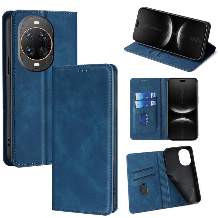 Skin Feel Magnetic Leather Phone Case, For Huawei nova 15 Ultra, For Huawei nova 15 Pro, For Huawei nova 15, For Huawei Mate 80 Pro Max 5G, For Huawei Mate 80 5G, For Huawei nova 14 Ultra 5G, For Huawei nova 14 Pro 5G, For Huawei nova 14 5G            ...